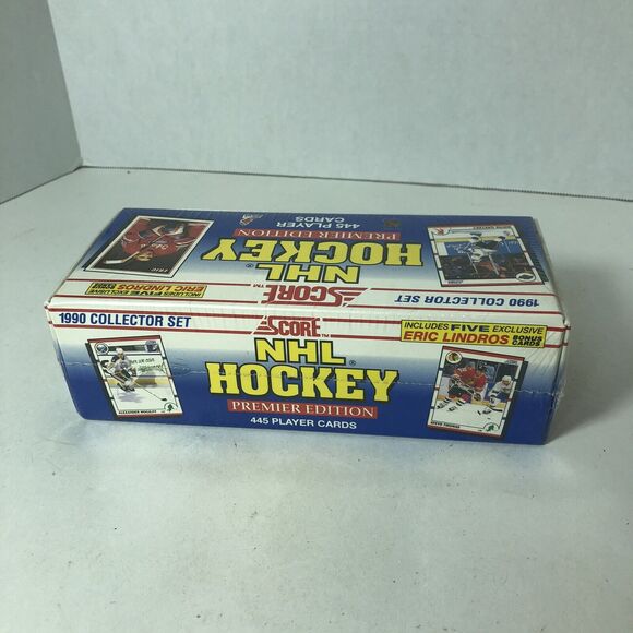 Score Cards NHL‎ Hockey Collector Set 1990 Factory Sealed 445 Lindros Premier D3 - Picture 4 of 7